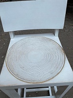 424 TRADE-IN стул барный <бразильская луна> высота сидения 800 мм, фанера-винтажный белый от ARCHPOLE в Москве