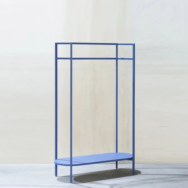 картинка В НАЛИЧИИ вешалка Овале  1000x390 h-1500 мм / цвет синий RAL 5023 , арт. 18589 от ARCHPOLE