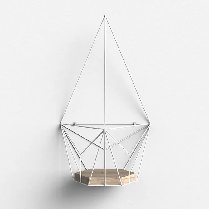 картинка Подвесное кашпо Шаттл в белом цвете от ARCHPOLE