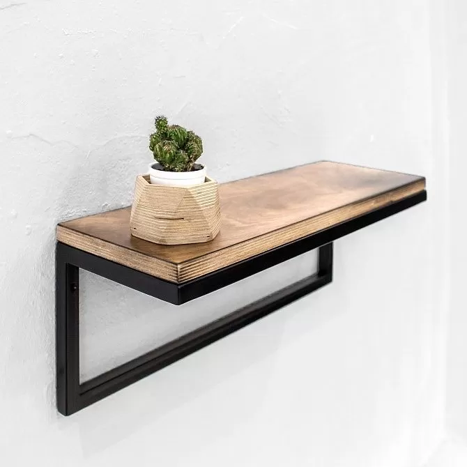 картинка Полка  минимализм в цвете жженой березы от ARCHPOLE