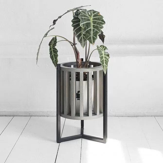 картинка Кашпо  Куг в сером цвете от ARCHPOLE