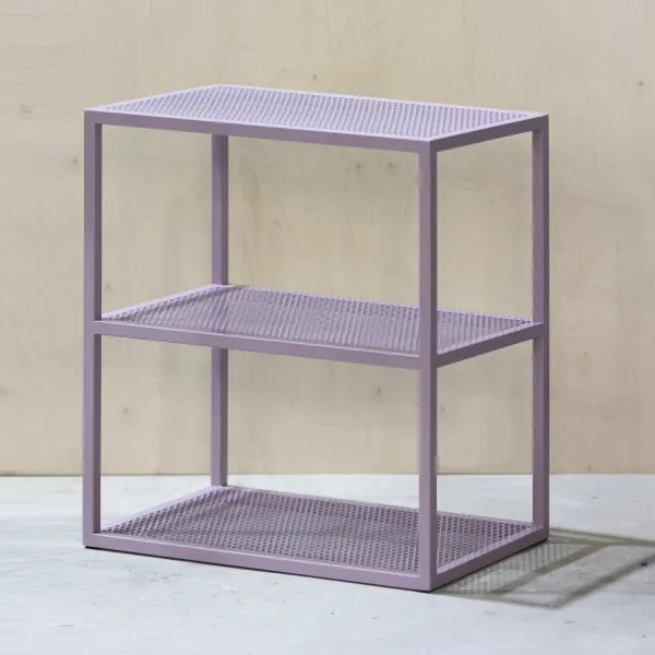 картинка В НАЛИЧИИ тумба стеллаж <Решето>  (500х350 высота 630 мм , металл сиреневый) арт. 18617 от ARCHPOLE