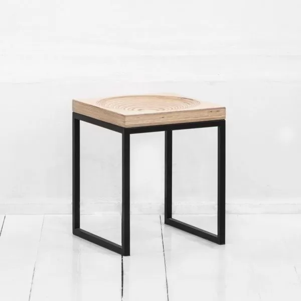 картинка Табурет Fullmoon в натуральном цвете березы от ARCHPOLE