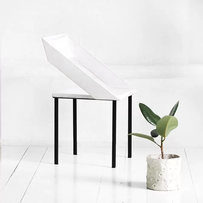 картинка Стул Чайка в белом цвете от ARCHPOLE