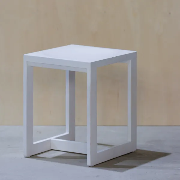 картинка В НАЛИЧИИ табурет Бразилия h сиденья 450 мм, фанера - белая арт. 18612 от ARCHPOLE