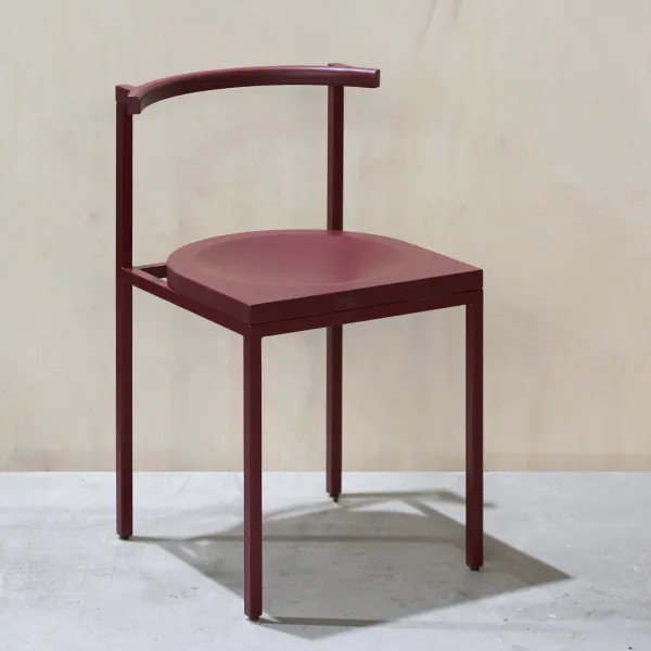 картинка В НАЛИЧИИ стул Овале цвет бордовый RAL 3004 арт. 18628 от ARCHPOLE