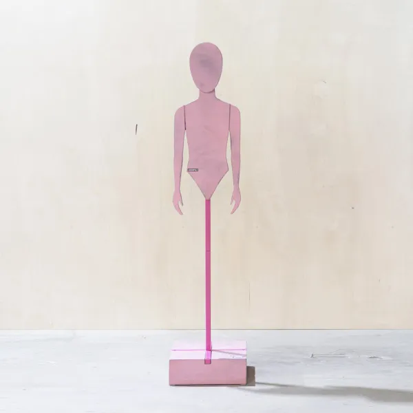 картинка В НАЛИЧИИ арт вешалка Малыш h 1330 мм / винтажный розовый, арт. 18585 от ARCHPOLE