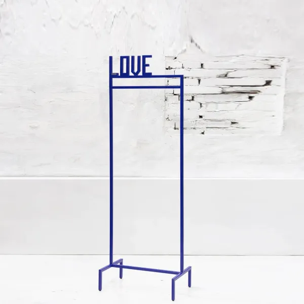 картинка В НАЛИЧИИ вешалка LOVE металл синий RAL 5002 арт. 18733 от ARCHPOLE