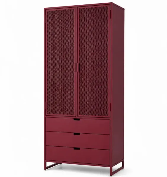 гардероб <Станислав> бордовый Ral 3004
