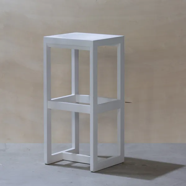 картинка В НАЛИЧИИ табурет барный Бразилия h сиденья 800 мм, фанера - белая арт. 18611 от ARCHPOLE