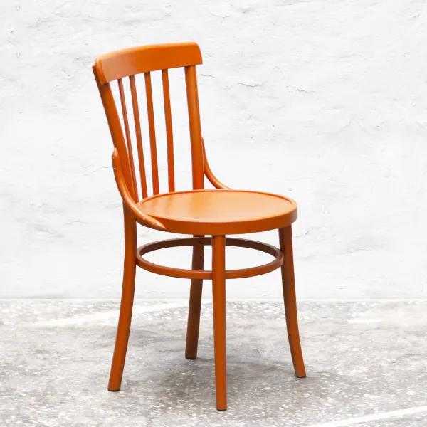 картинка В НАЛИЧИИ артефакт старинный Стул цвет - красно-оранжевый RAL 2001 арт.18707 от ARCHPOLE