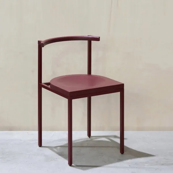 картинка В НАЛИЧИИ стул Овале цвет бордовый RAL 3004 арт. 18628 от ARCHPOLE