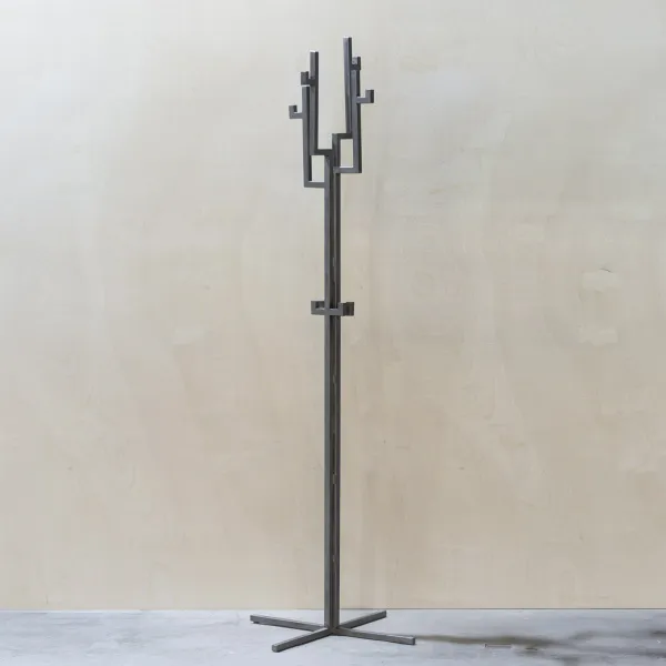 картинка В НАЛИЧИИ вешалка Тетрис 600х620 мм основание h 1850 / металл натуральный цвет, арт. 18580 от ARCHPOLE