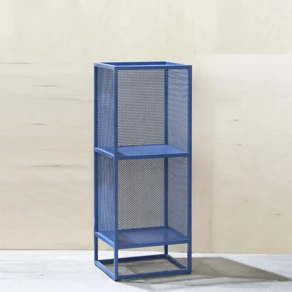 картинка В НАЛИЧИИ тумба стеллаж <Решето>  (500х400 высота 1100 мм , металл синий) арт. 18616 от ARCHPOLE