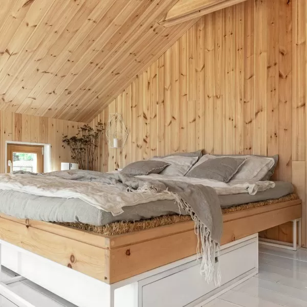 картинка кровать двухспальная с ящиком <Солома> от ARCHPOLE