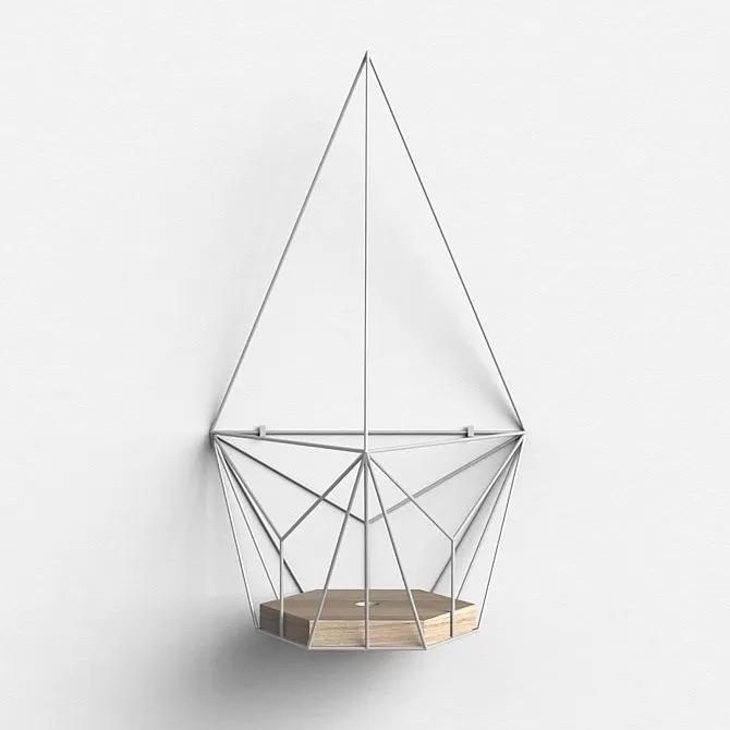 картинка Подвесное кашпо Шаттл в сером цвете от ARCHPOLE