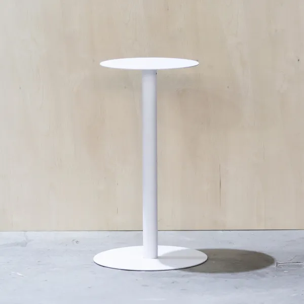 картинка В НАЛИЧИИ приставной столик d верх - 300мм /  h 600 мм, металл белый, арт. 18576 от ARCHPOLE