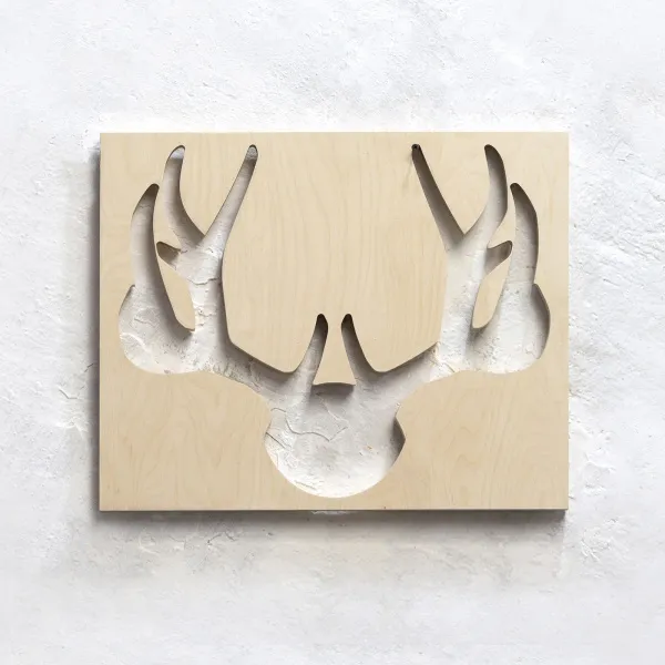 картинка ТРОФЕЙ панно Рога 520x420 ф 18 мм id.18720 от ARCHPOLE