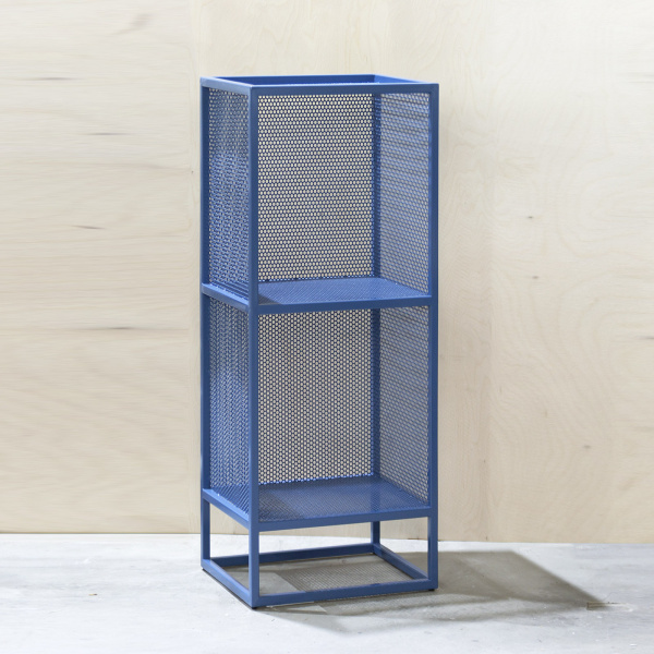картинка В НАЛИЧИИ тумба стеллаж <Решето>  (500х400 высота 1100 мм , металл синий) арт. 18616 от ARCHPOLE