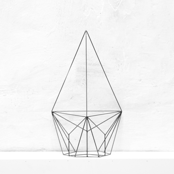 картинка В НАЛИЧИИ настенно потолочное кашпо Шаттл черное арт. 18738 от ARCHPOLE