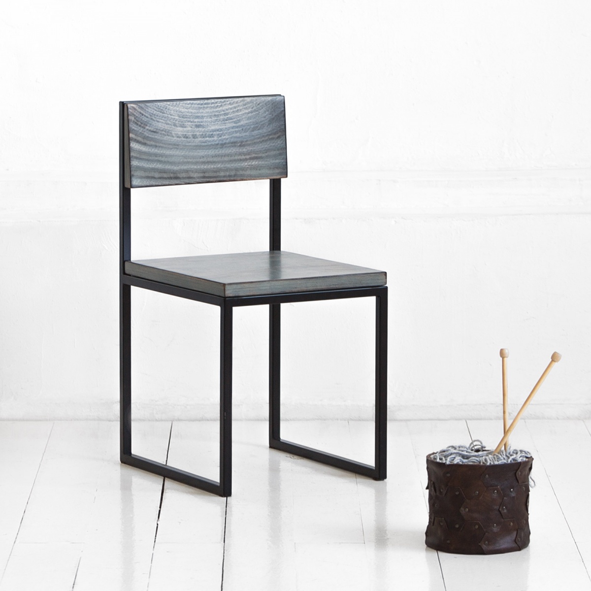 картинка стул <flatmoon> фанера-винтажный серый от ARCHPOLE