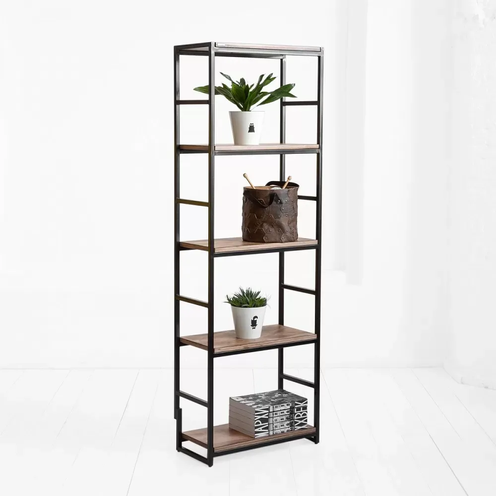 картинка стеллаж <Минимализм> с горизонтальными ограждениями от ARCHPOLE