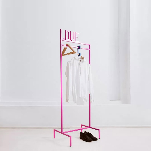 картинка В НАЛИЧИИ вешалка LOVE металл розовый арт. 18613 от ARCHPOLE