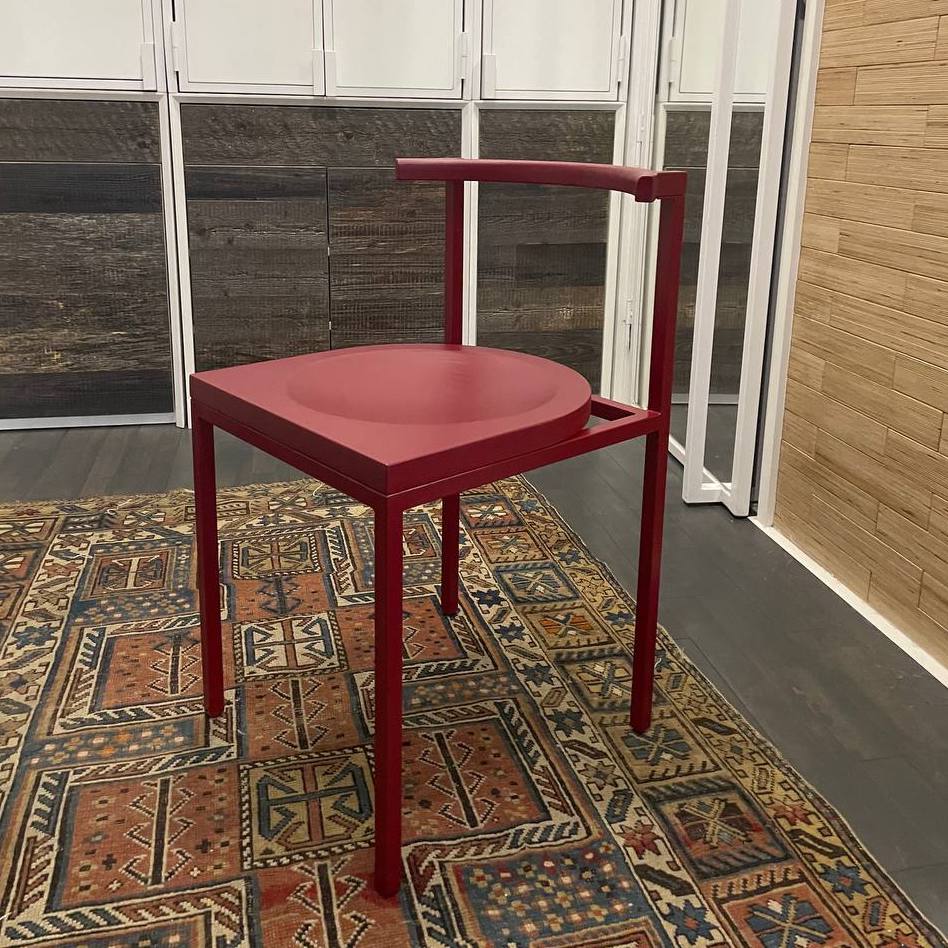 картинка В НАЛИЧИИ стул Овале цвет бордовый RAL 3004 арт. 18628 от ARCHPOLE