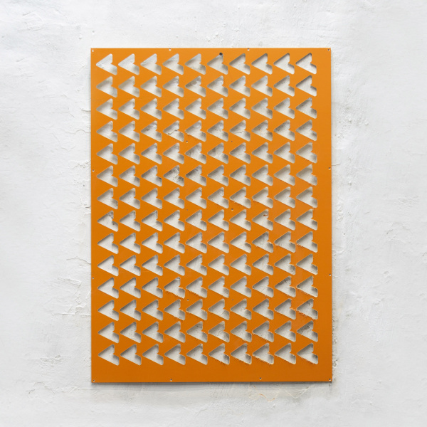 картинка ТРОФЕЙ панно сердечки рыжие 650х900 ф 6 мм id.18725 от ARCHPOLE