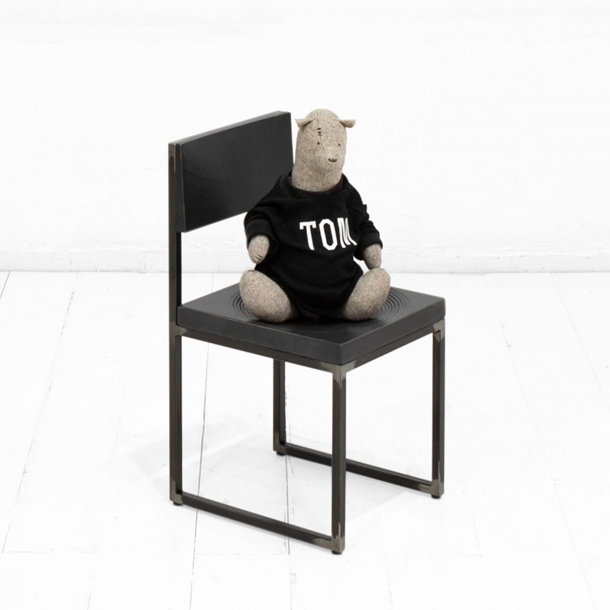 картинка стул детский <fullmoon> фанера-винтажный черный от ARCHPOLE