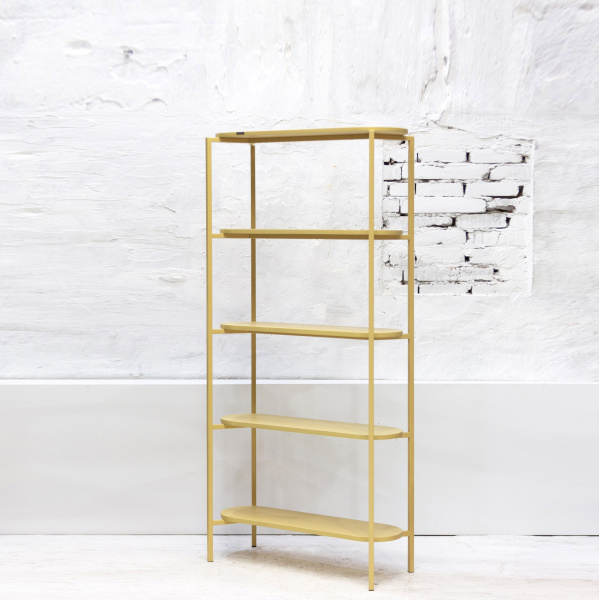 картинка В НАЛИЧИИ из шоурума стеллаж Овале 900х300мм h 1800мм песочный RAL 1002 арт. 18777 от ARCHPOLE