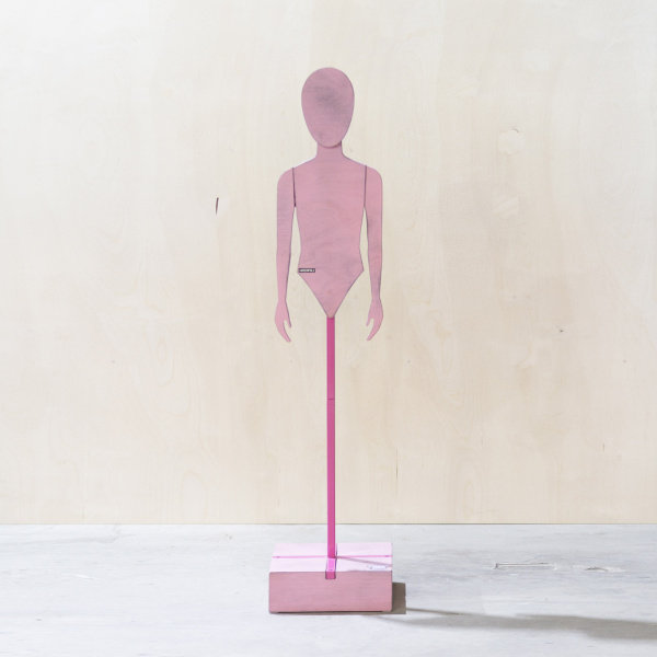 картинка В НАЛИЧИИ арт вешалка Малыш h 1330 мм / винтажный розовый, арт. 18585 от ARCHPOLE