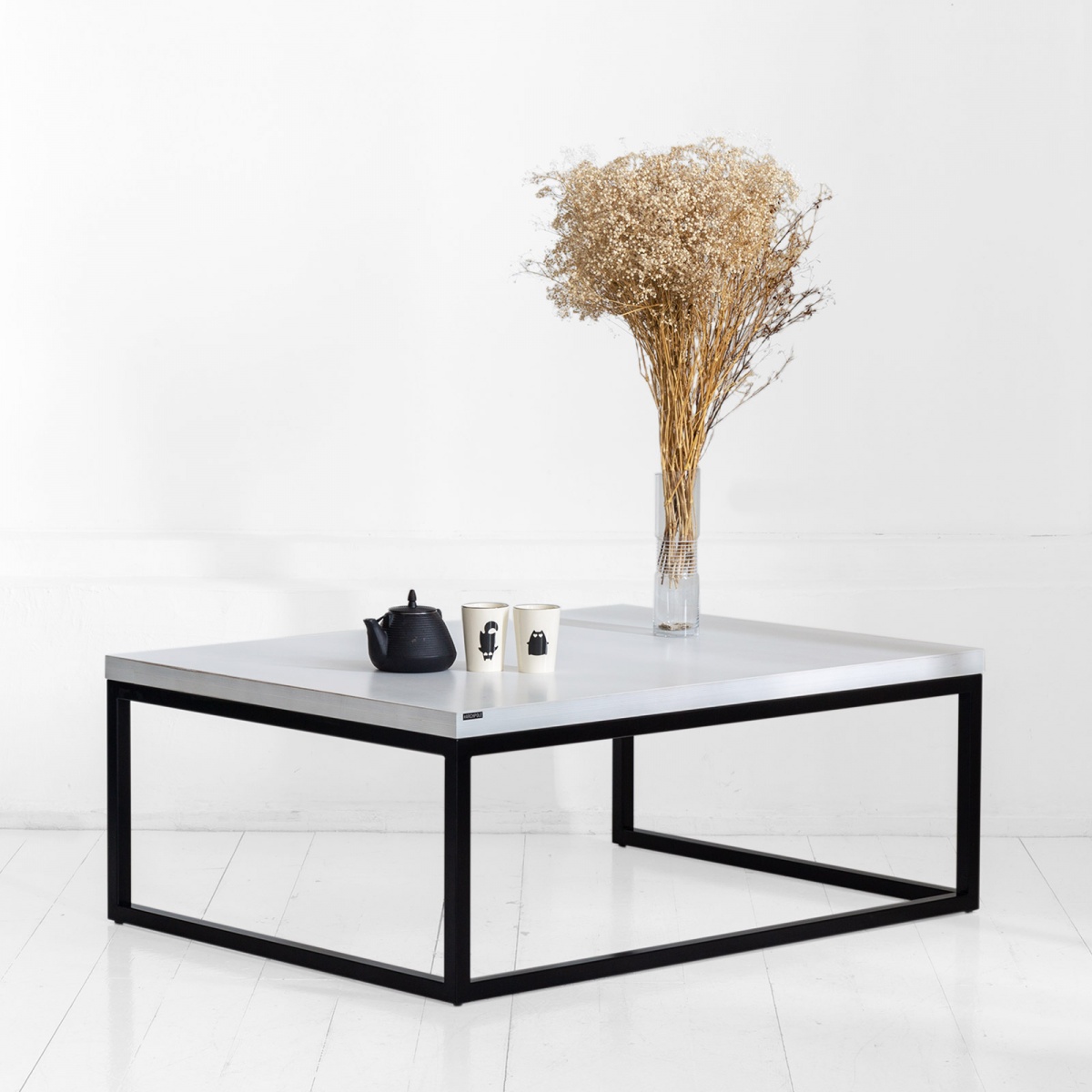 картинка стол журнальный <минимализм> Фанера-Винтажный белый от ARCHPOLE