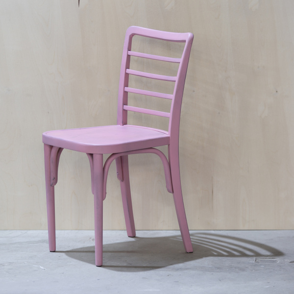 картинка В НАЛИЧИИ артефакт старинный Стул , цвет - винтажный розовый RAL 3015, арт.18574 от ARCHPOLE