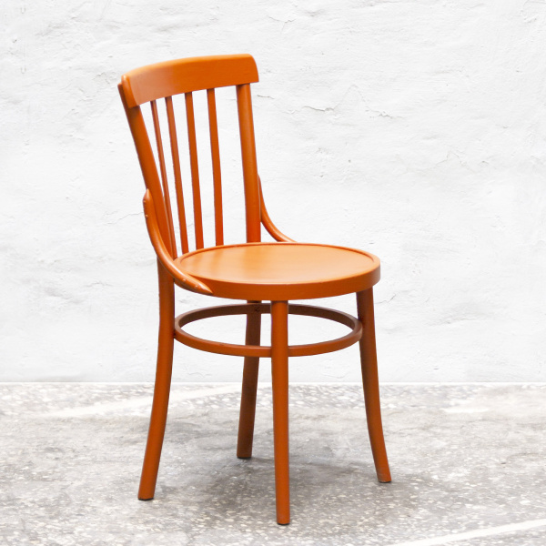 картинка В НАЛИЧИИ артефакт старинный Стул цвет - красно-оранжевый RAL 2001 арт.18707 от ARCHPOLE