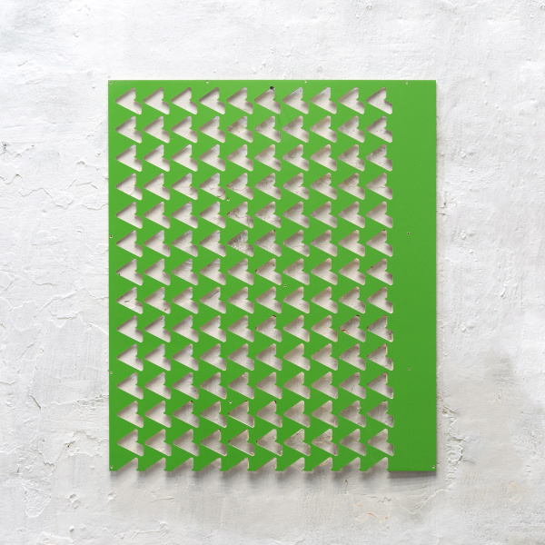 картинка ТРОФЕЙ панно сердечки зеленый 710х820 ф 6 мм id.18724 от ARCHPOLE