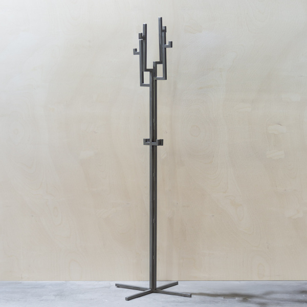 картинка В НАЛИЧИИ вешалка Тетрис 600х620 мм основание h 1850 / металл натуральный цвет, арт. 18580 от ARCHPOLE