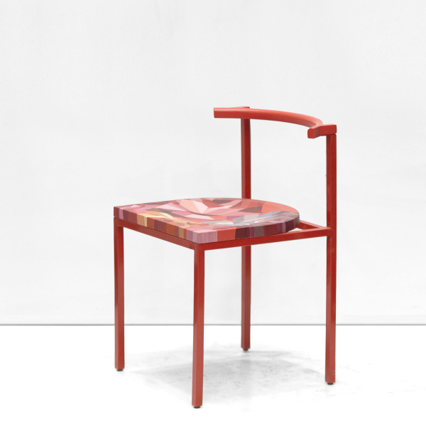 картинка В НАЛИЧИИ арт стул <Овале> рожденный в коллаборации с Ирой Че арт. 18748 от ARCHPOLE