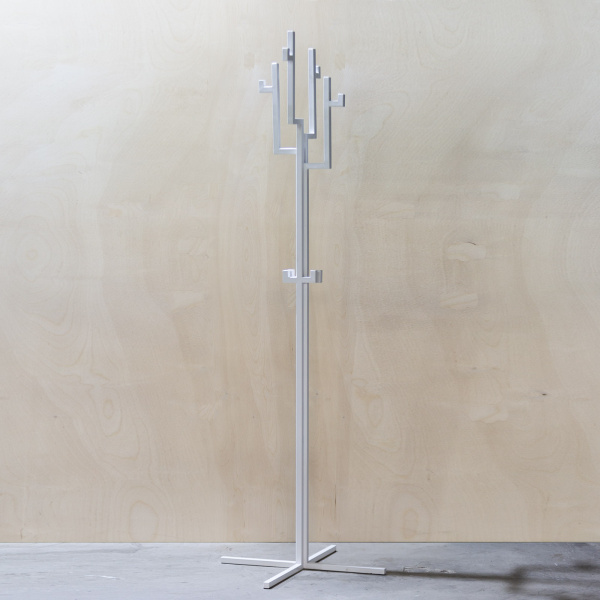 картинка В НАЛИЧИИ вешалка Тетрис 600х620 мм основание h 1850 / металл белый, арт. 18579 от ARCHPOLE