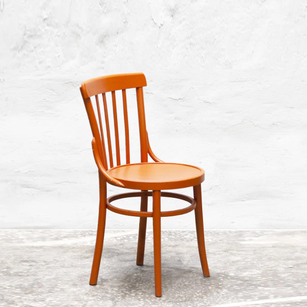 картинка В НАЛИЧИИ артефакт старинный Стул цвет - красно-оранжевый RAL 2001 арт.18707 от ARCHPOLE