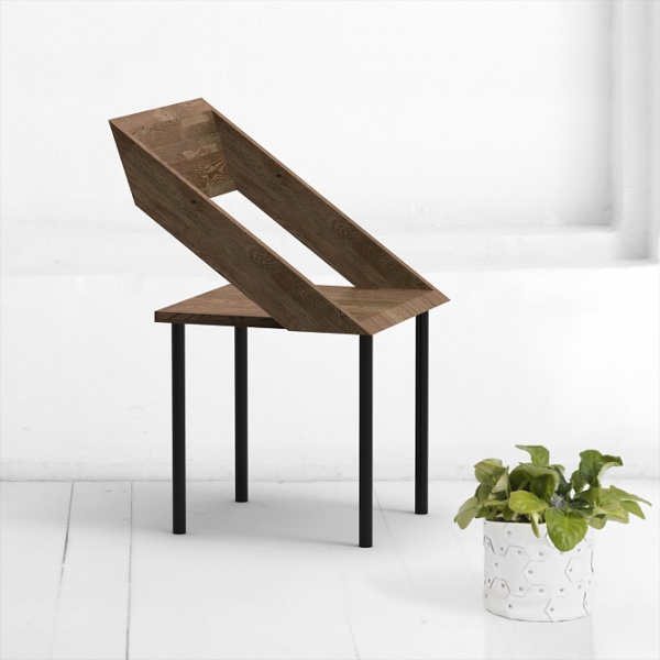 картинка Стул Чайка из дуба в коричневом цвете от ARCHPOLE