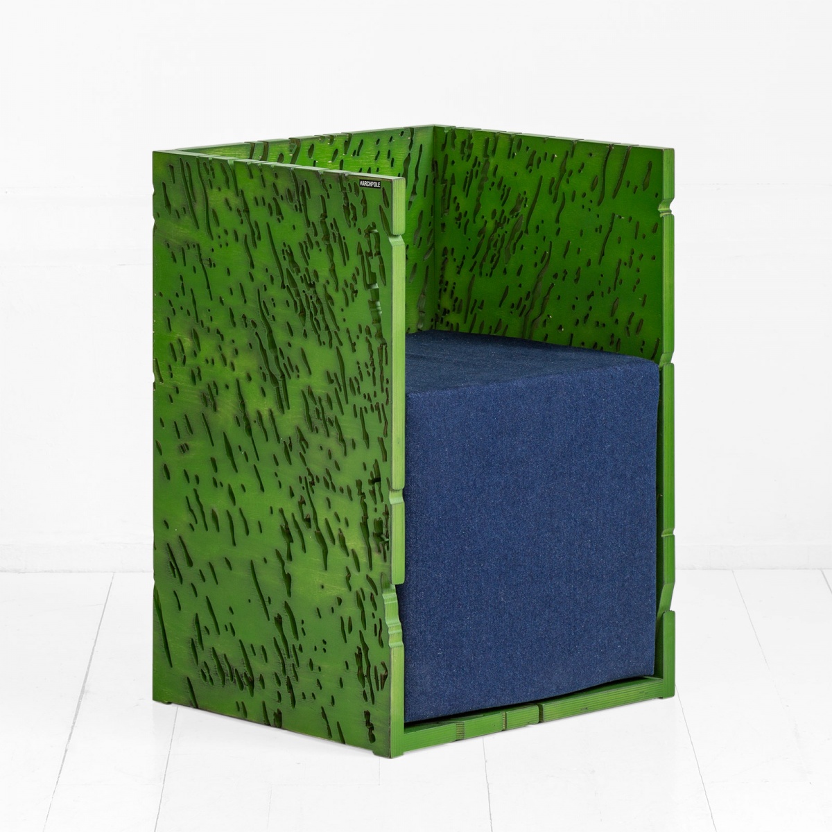 картинка Кресло <naturale> винтажный зеленый от ARCHPOLE