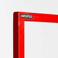 рейл для одежды <минимализм A> красный от ARCHPOLE в Москве