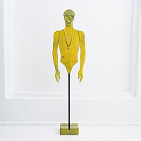 Манекен-вешалка КОСТЯ с головой череп в желтом цвете от ARCHPOLE в Москве