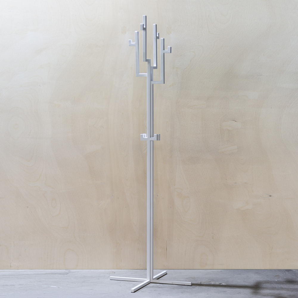 картинка В НАЛИЧИИ вешалка Тетрис 600х620 мм основание h 1850 / металл белый, арт. 18579 от ARCHPOLE