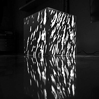 Табурет-светильник <naturale> фанера-винтажный черный от ARCHPOLE в Москве
