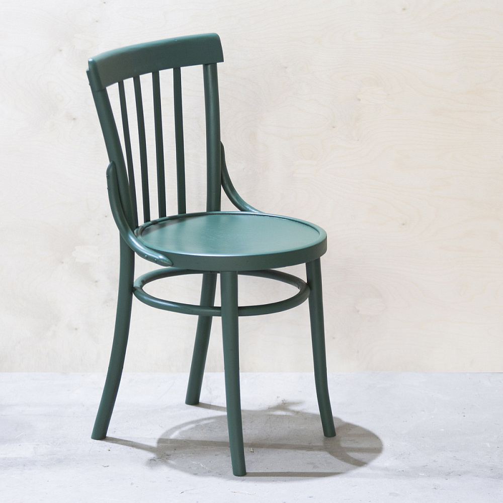 картинка В НАЛИЧИИ артефакт старинный Стул цвет - хвойный зеленый RAL 6028 арт.18632 от ARCHPOLE