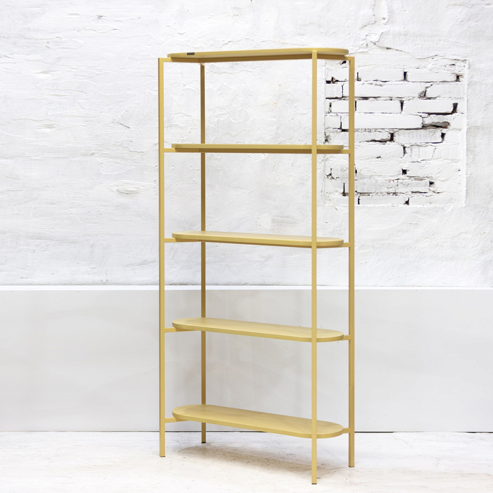 картинка В НАЛИЧИИ из шоурума стеллаж Овале 900х300мм h 1800мм песочный RAL 1002 арт. 18777 от ARCHPOLE