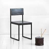 Каталог стул <flatmoon> фанера-винтажный черный от ARCHPOLE