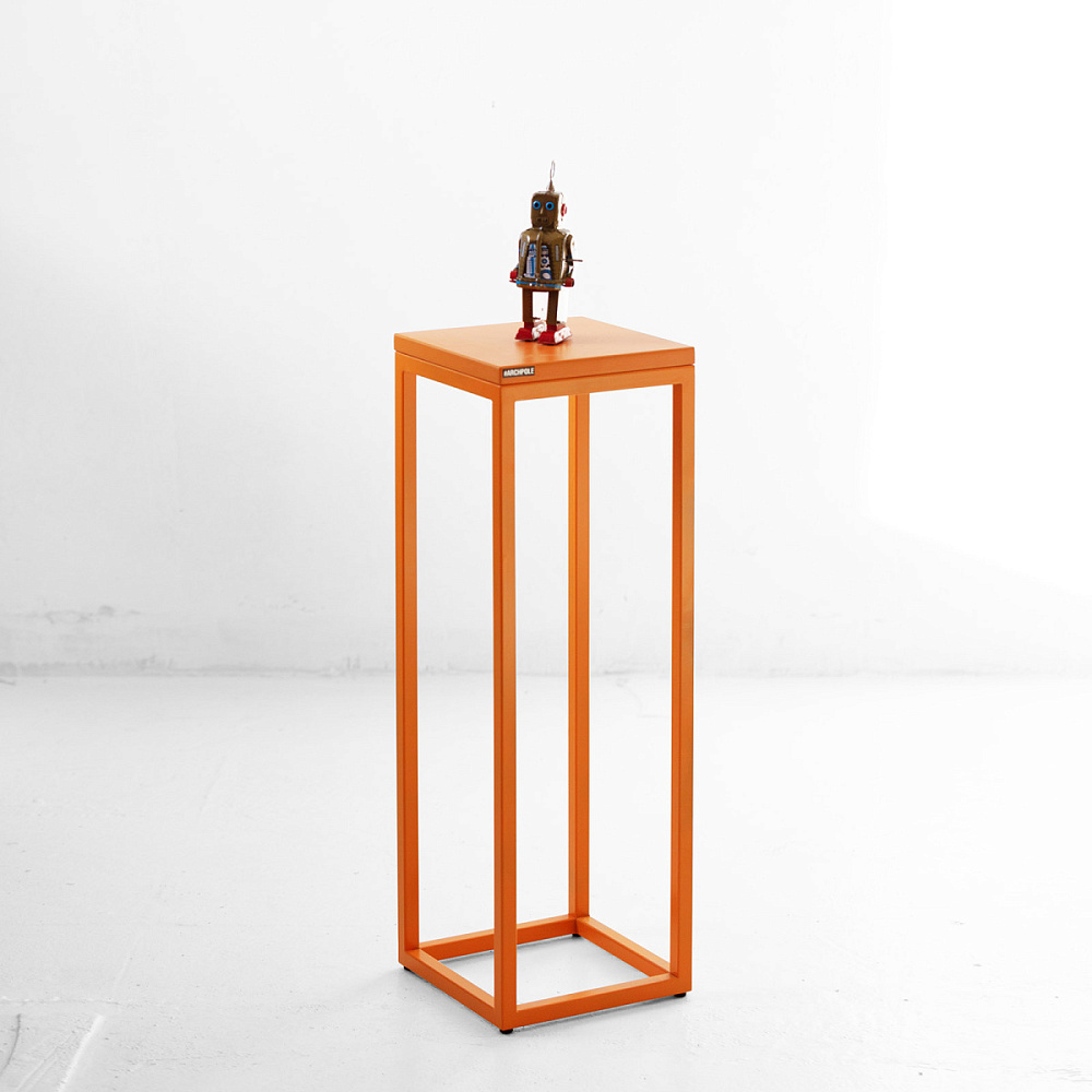 картинка тумба <Минимализм> 250x250 h 750мм оранжевый RAL 2003 id.18862 от ARCHPOLE